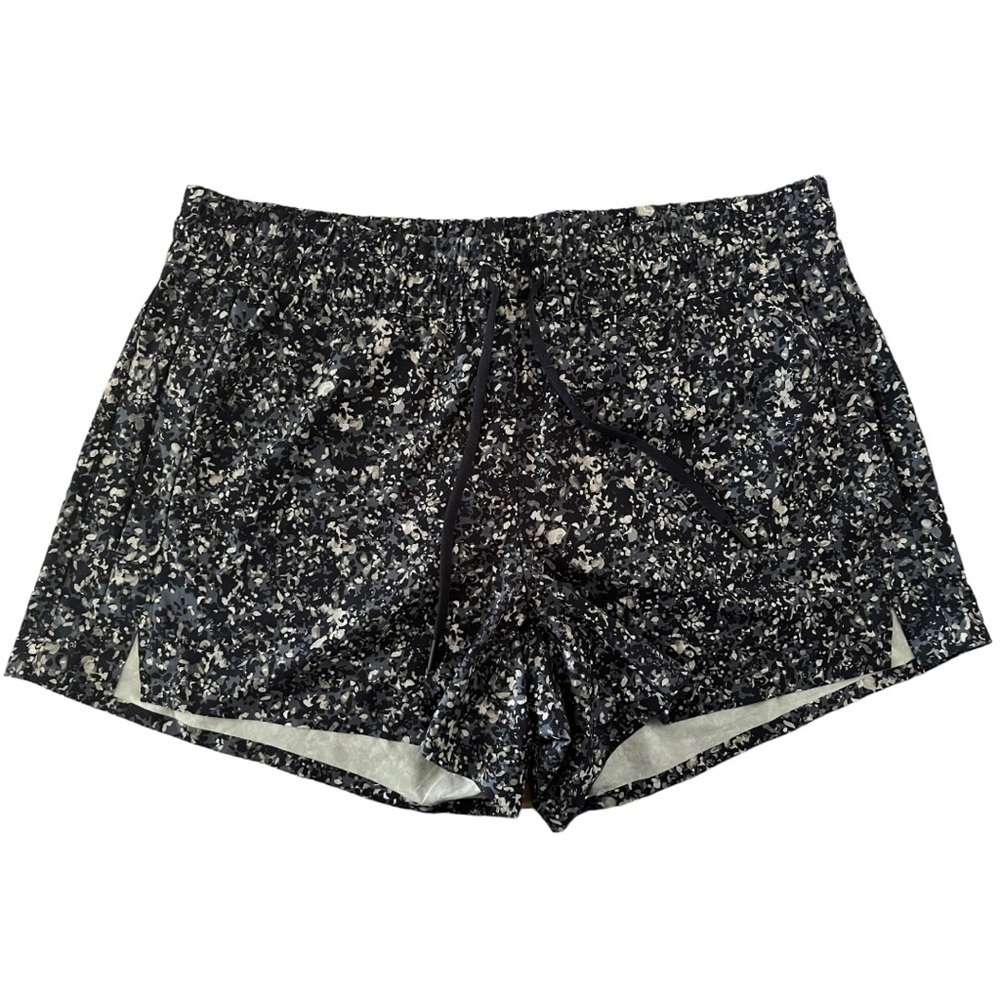 Athleta Speckled Print Running Shorts | Lightweight Athletic Shorts | Size 10